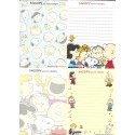 Kit 4 Notas Snoopy & His Friends Blue Japan
