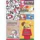 Kit 8 Notas SNOOPY & His Friends Peanuts Japan