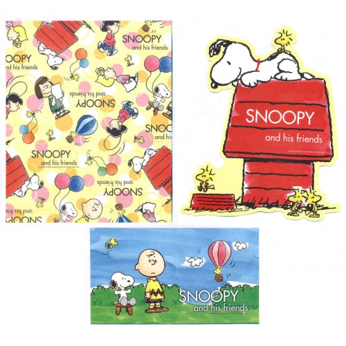 Conjunto de Papel de Carta Snoopy & His Friends CAM - Peanuts