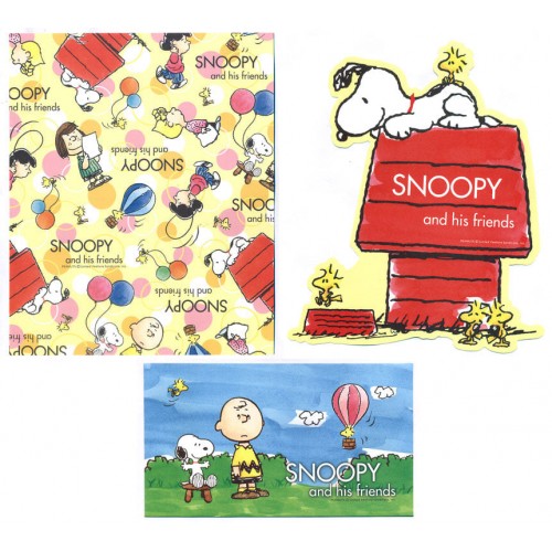 Conjunto de Papel de Carta Snoopy & His Friends CAM - Peanuts