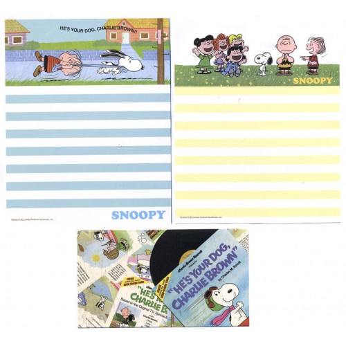 Conjunto de Papel de Carta Snoopy & Charlie Brown - Peanuts