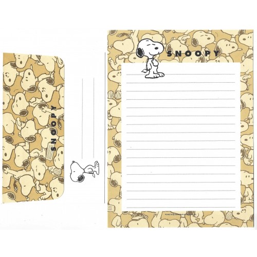 Kit 2 Conjuntos de Papéis de Carta Originais Antigos Snoopy CMA Peanuts