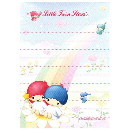 Ano 2004. MEMO Little Twin Stars ESP Sanrio