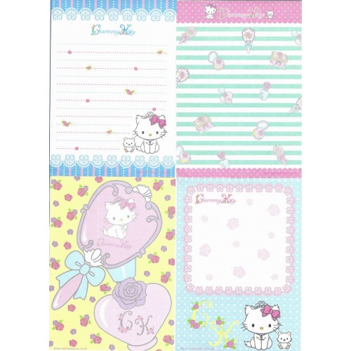 Ano 2005. Kit 6 Notas Charmmy Kitty Perfum II Sanrio