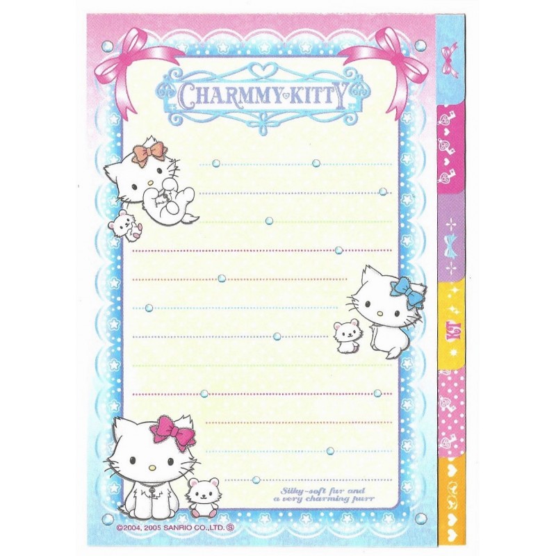 Ano 2005. Kit 6 Notas Charmmy Kitty SIX I Sanrio