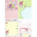 Ano 2006. Kit 6 Notas My Melody Sanrio