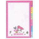 Ano 2004. Kit 6 Notas My Melody's Room Sanrio