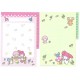 Ano 2004. Kit 6 Notas My Melody's Room Sanrio