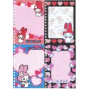 Ano 2003. Kit 4 notas My Melody VMP Sanrio