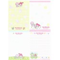 Ano 2002. Kit 4 Notas My Melody Sanrio