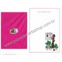 Conjunto de Papel de Carta com Envelope IT GIRLS FRASES - LOUISE