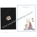 Conjunto de Papel de Carta com Envelope IT GIRLS FRASES - MELISSA