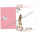 Conjunto de Papel de Carta com Envelope IT GIRLS FLOWERS - BETA