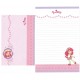 Conjunto de Papel de Carta Importado Frutillita TCFC