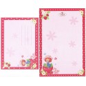 Conjunto de Papel de Carta Importado Charlotte & Fraises CVM