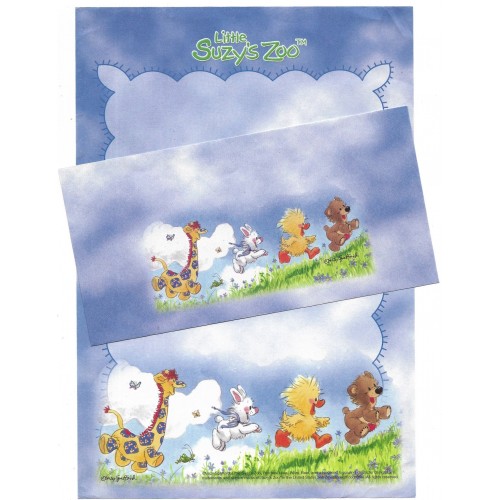 Conjunto Papel de Carta IMPORTADO Little Suzy's Zoo CAZ