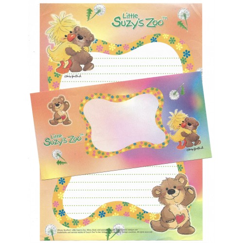 Conjunto Papel de Carta IMPORTADO Little Suzy's Zoo CLA