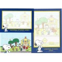 Conjunto de Papel de Carta Snoopy Universal Studios Japan BLUE