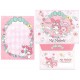 Ano 2013. Conjunto de Papel de Carta My Melody CUPCAKE Sanrio