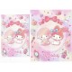 Ano 2018. Conjunto de Papel de Carta My Melody & My Sweet Piano Sanrio