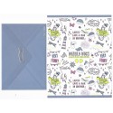 Conjunto de Papel de Carta Importado Disney Donald Duck Very Funny