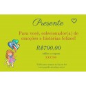 700. Vale Presente Papel de Carta Shop