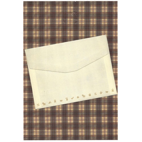 Ano 1988. Conjunto de Papel de Carta Mr. Bears Dream Vintage Sanrio