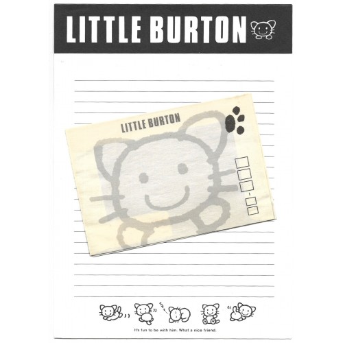 Conjunto de Papel de Carta Antigo (Vintage) Little Burton - Japan