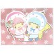 Ano 2015. Cartão Merry Christmas Little Twin Stars SANRIO