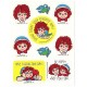 Cartela de Adesivos Antiga Raggedy Ann Bobbs-Merrill Co 1978