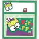 Ano 1995. Conjunto de Papel de Carta Keroppi Q1 Vintage Sanrio