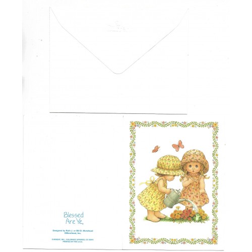Notecard Cartão Importado Ruth Morehead Blessed Are Ye 1 Current