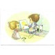 Notecard Cartão Antigo Importado Betsey Clark Sunshine Hallmark