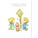 Notecard Cartão Antigo Betsey Clark Miracle of Christmas Hallmark