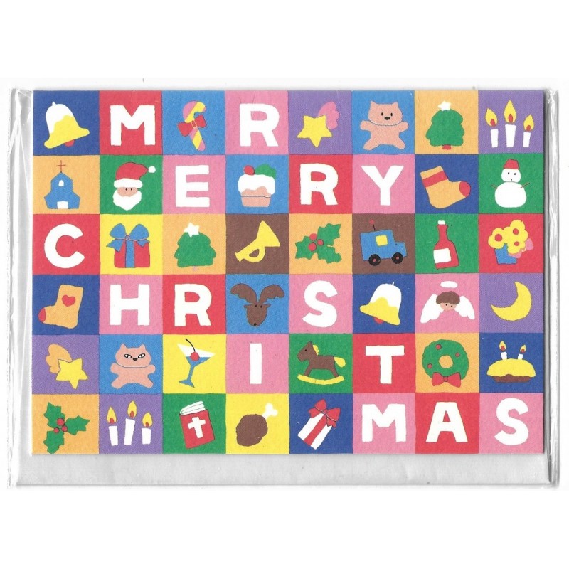 Notecard Cartão Merry Christmas Sony Creative Products Japan