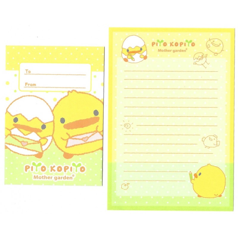 Conjunto de MINI-Papel de Carta Pito Kopito Japan