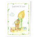 Notecard Cartão Antigo Importado Betsey Clark Love Hallmark