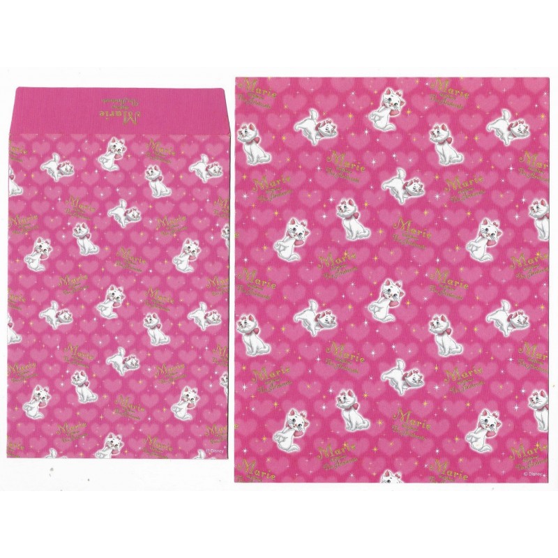 Conjunto de Papel de Carta Disney Marie - The Aristocats