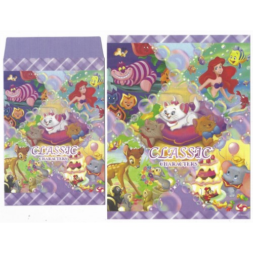 Conjunto de Papel de Carta Disney Classic Characters (CLL)