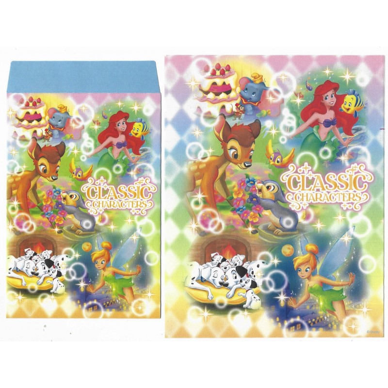 Conjunto de Papel de Carta Disney Classic Characters (CAM)