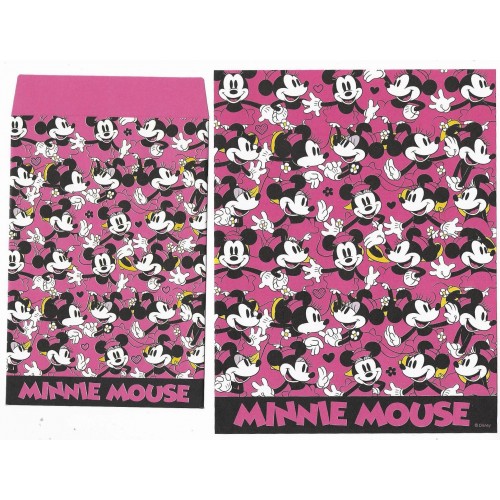 Conjunto de Papel de Carta Disney Minnie Mouse CRS