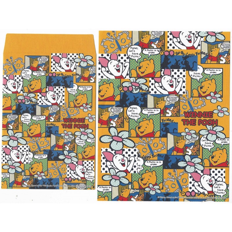 Conjunto de Papel de Carta Disney POOH