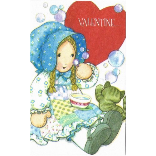 Notecard Holly Hobbie Valentine - American Greetings
