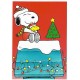 Notecard Importado Snoopy & Woodstock Christmas 01 Hallmark