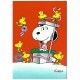 Notecard Importado Snoopy & Woodstock Christmas 03 Hallmark