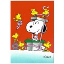 Notecard Importado Snoopy & Woodstock Christmas 03 Hallmark