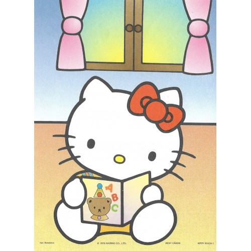Papel de Carta Antigo Hello Kitty HPPN50424-1 Best Cards