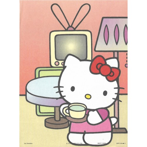 Papel de Carta Antigo Hello Kitty HPPN50416-0 Best Cards