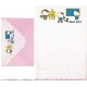 Conjunto de Papel de Carta Antigo Hello Kitty at School