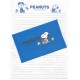 Conjunto de Papel de Carta Snoopy Peanuts CAZ Vintage Hallmark Japan